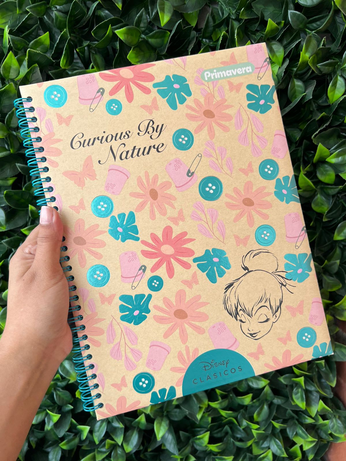 Cuaderno argollado cuadriculado Kraft Disney clásicos