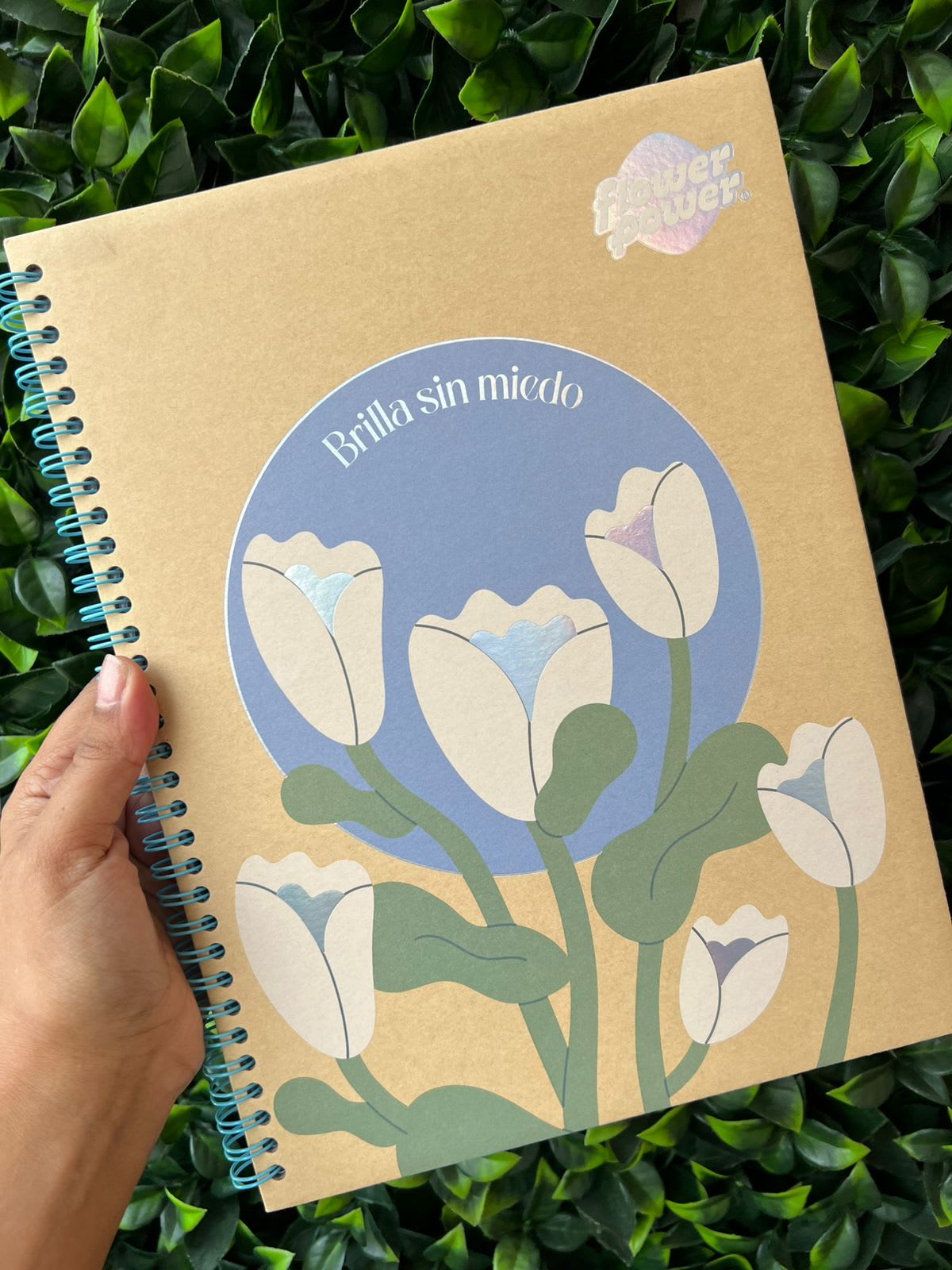 Cuaderno argollado rayado Kraft Girly
