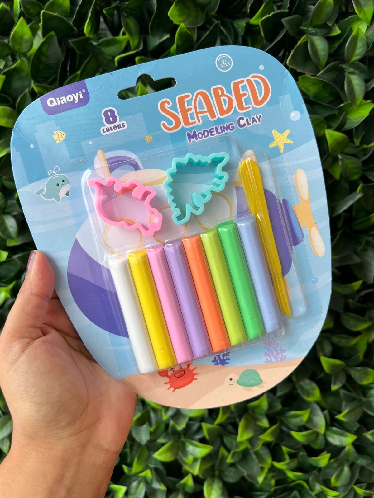 Set de plastilinas x8 + moldes