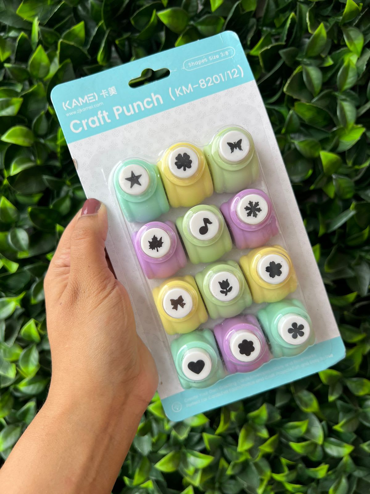 Set de troqueles x12 unidades de 1cm 