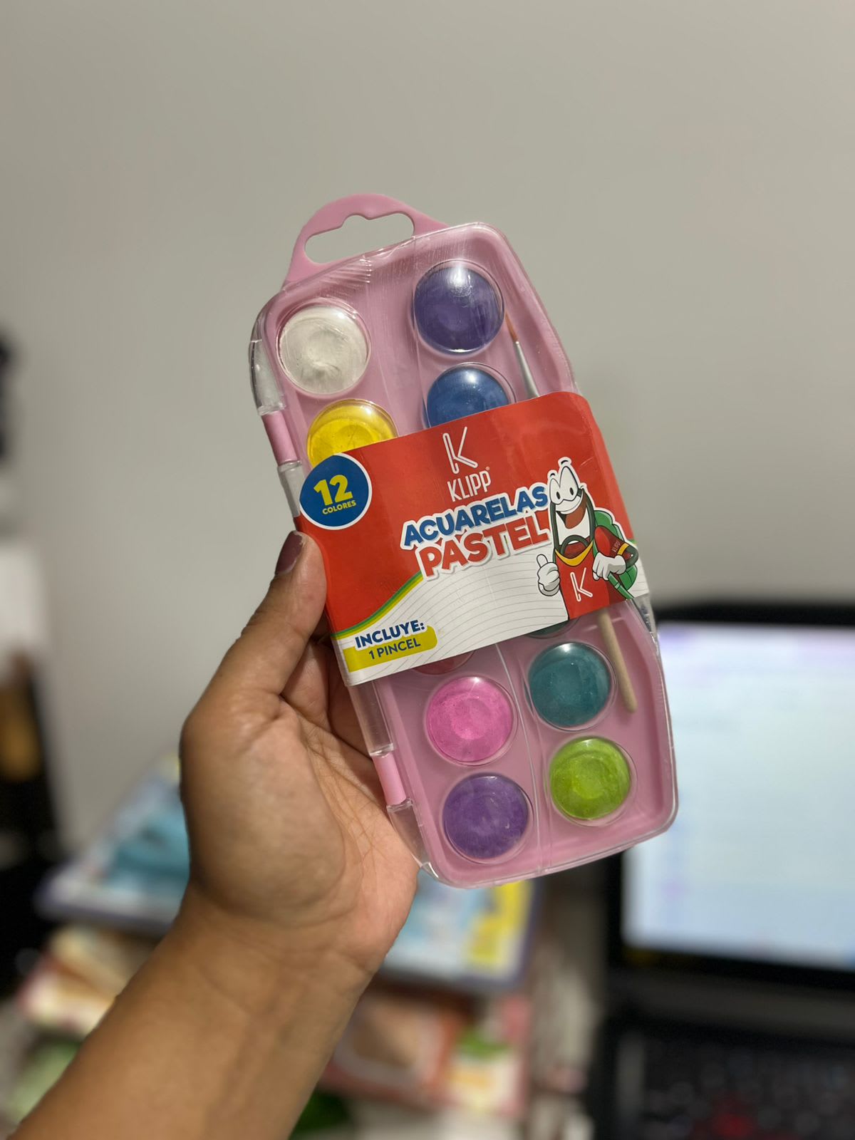Estuche de acuarelas x12