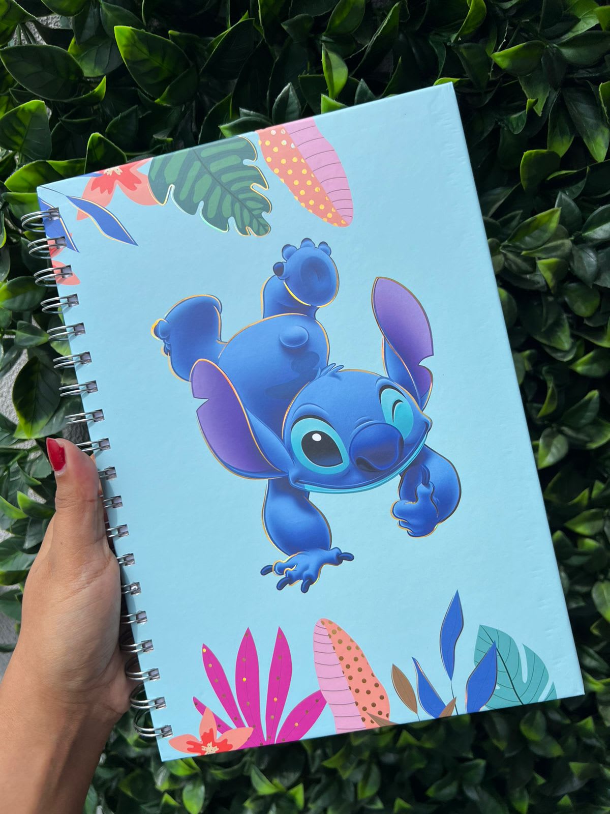 Cuadernos Stitch Verde pastel