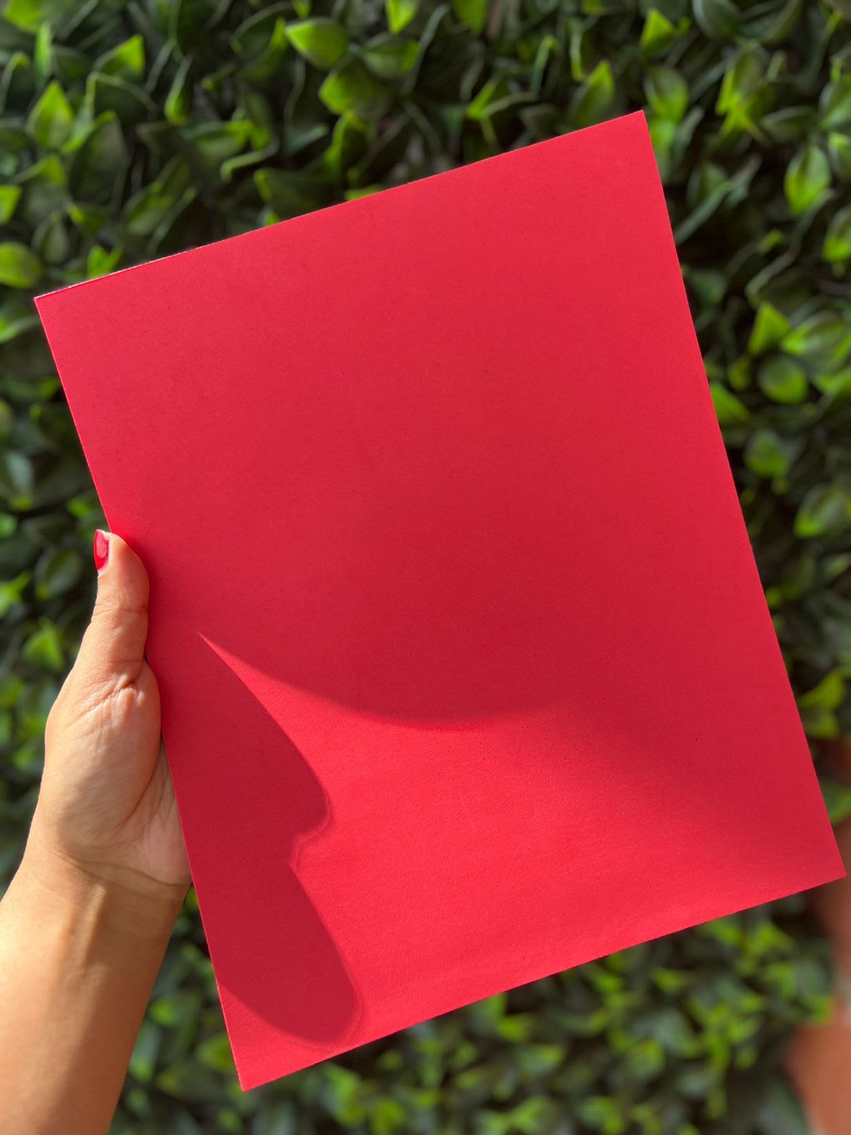 Foami 1/8 rojo