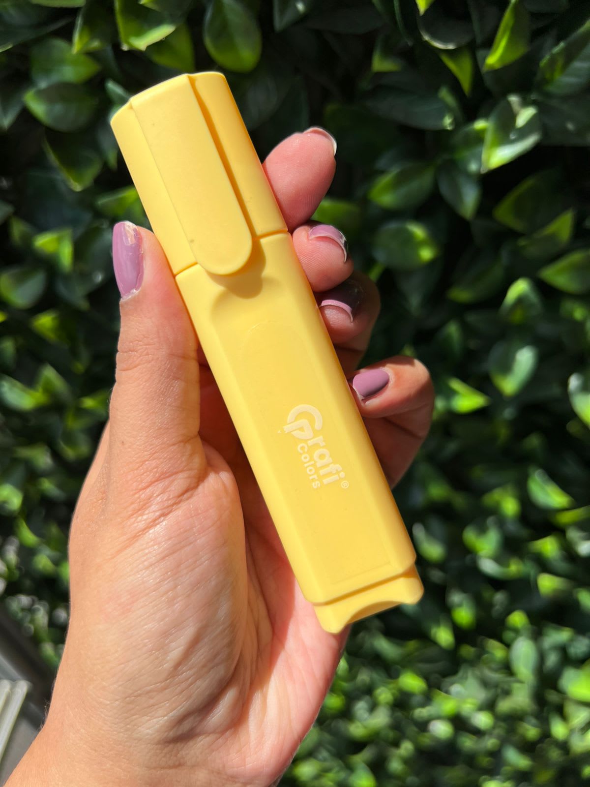 Resaltador Grafi Amarillo pastel