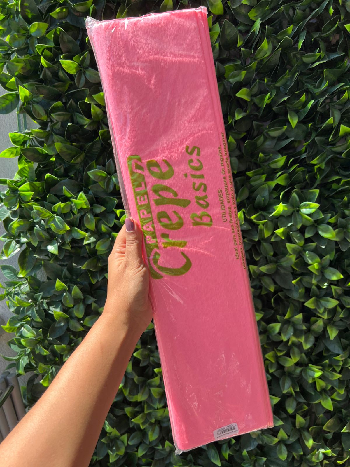 Papel Crepé Rosado