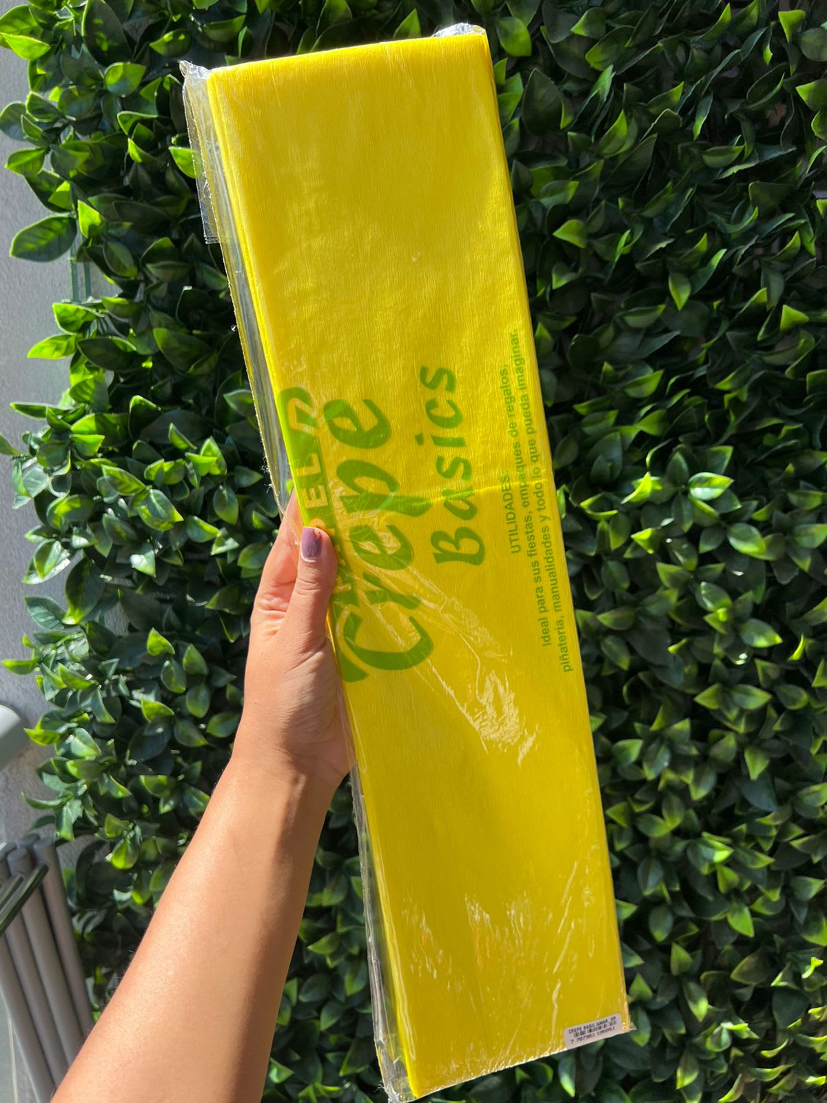 Papel Crepé Amarillo