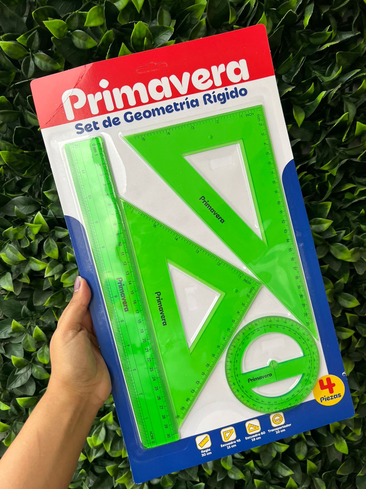 Juego geométrico Verde neón