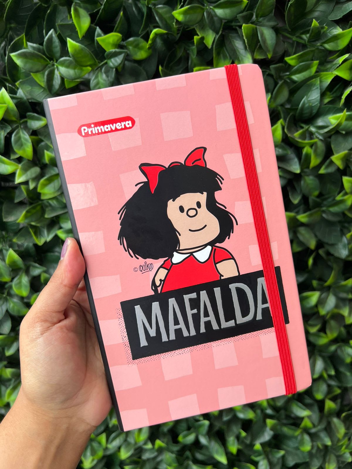 Libreta Mafalda Rosa