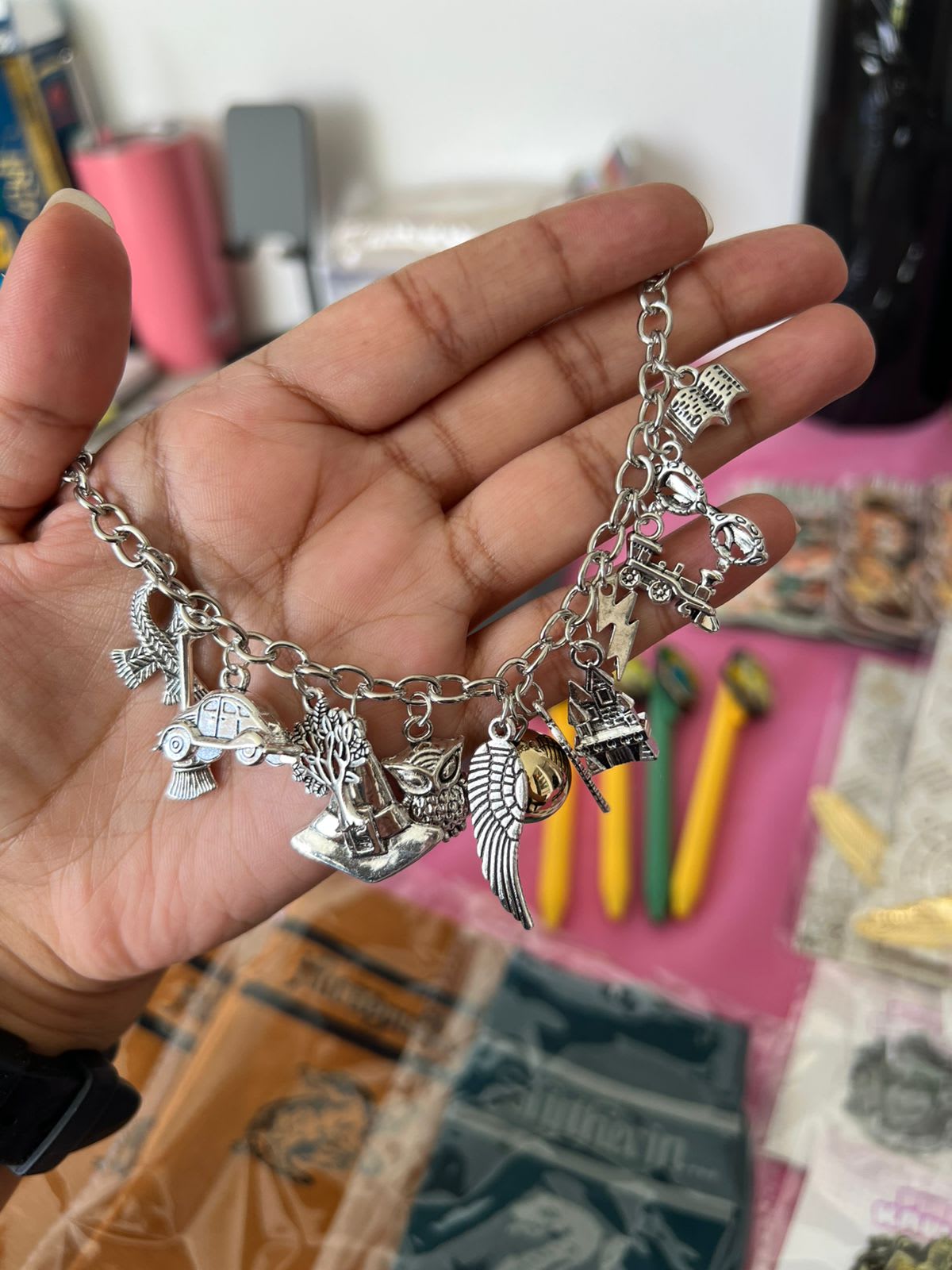 Pulsera de dijes Harry Potter