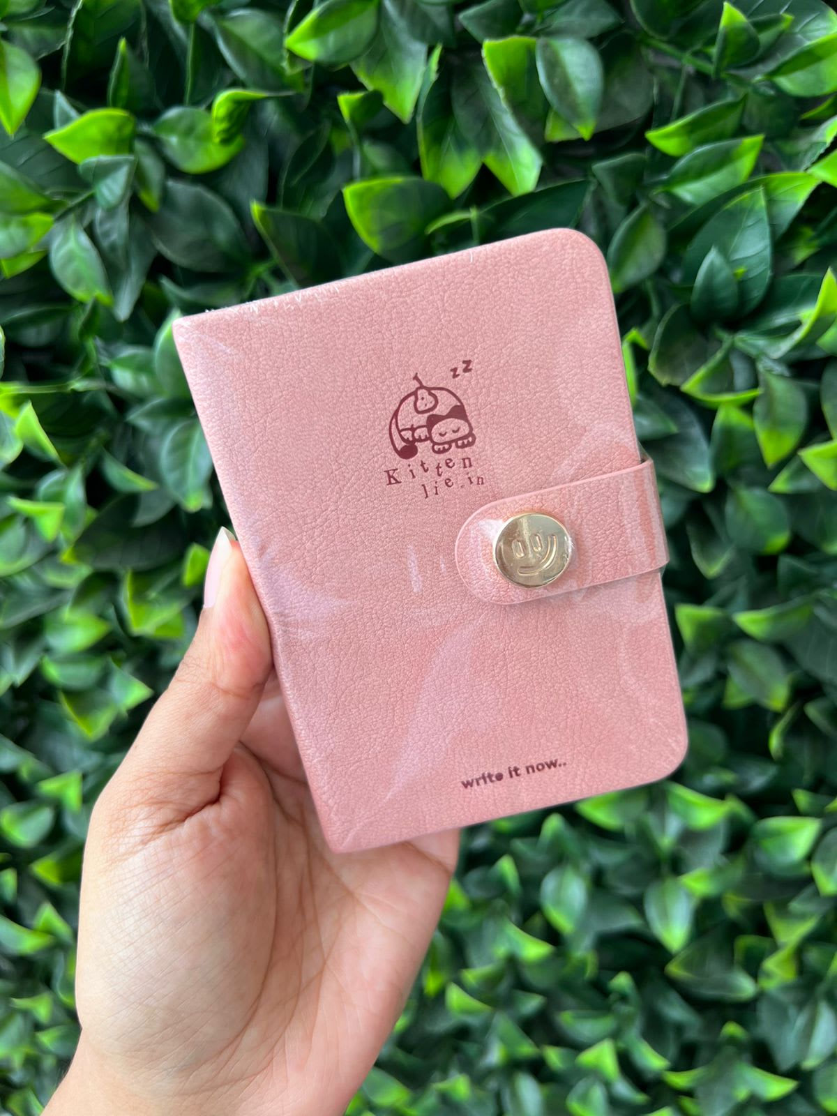 Agenda mini Gatito Rosado