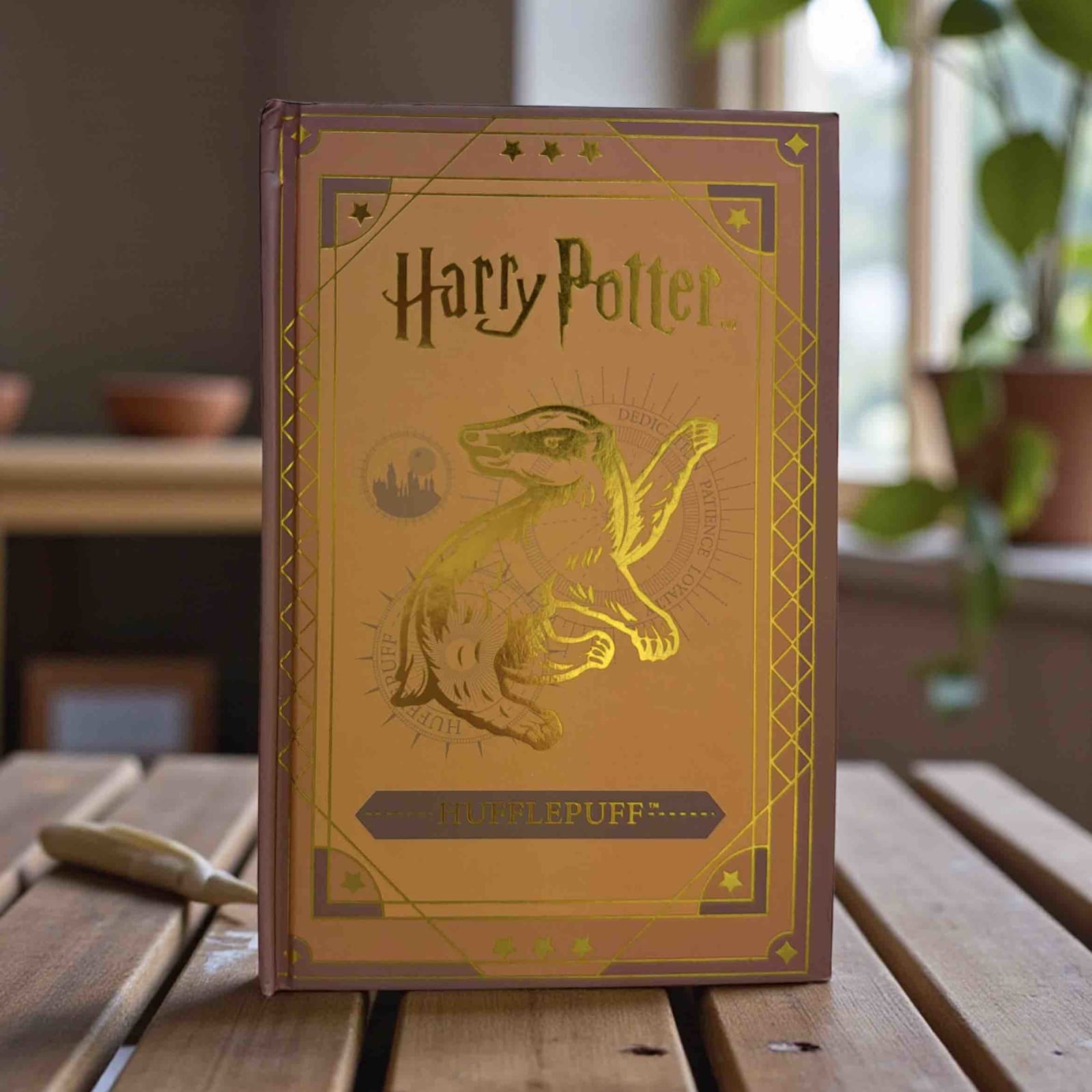 Agenda Hufflepuff dorada