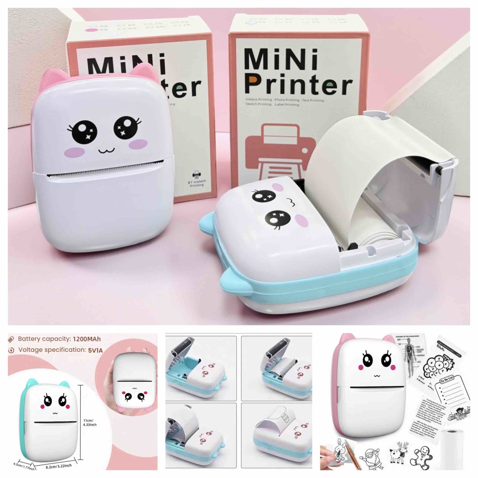 Impresora térmica mini