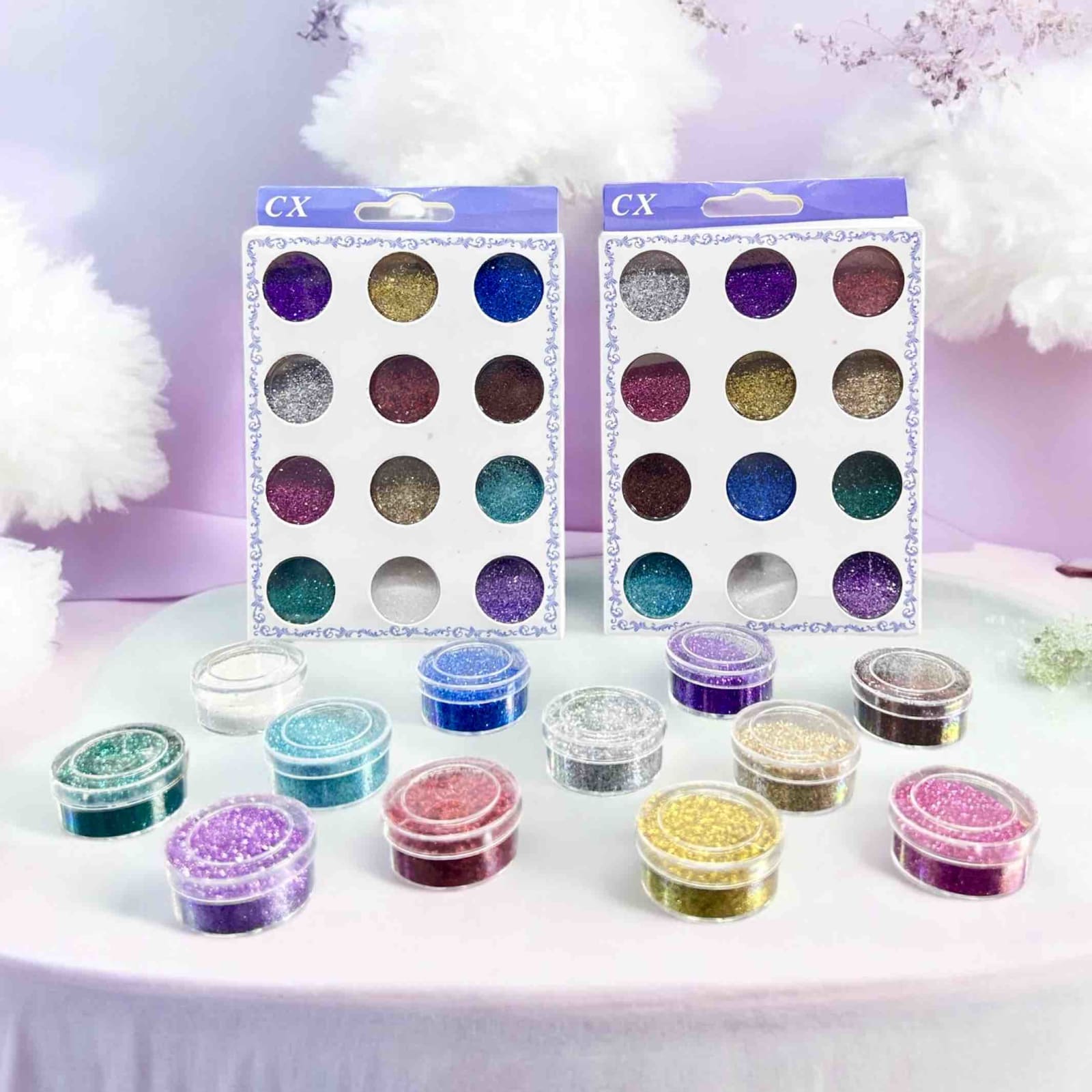 Caja escarcha x12 colores