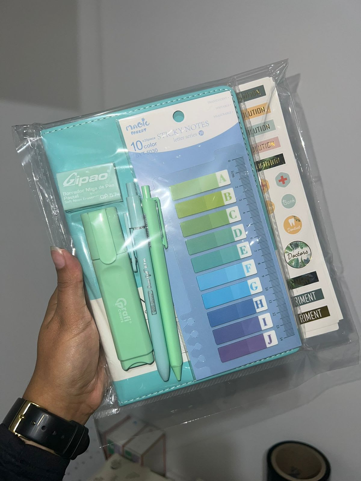 Kit oficina azul