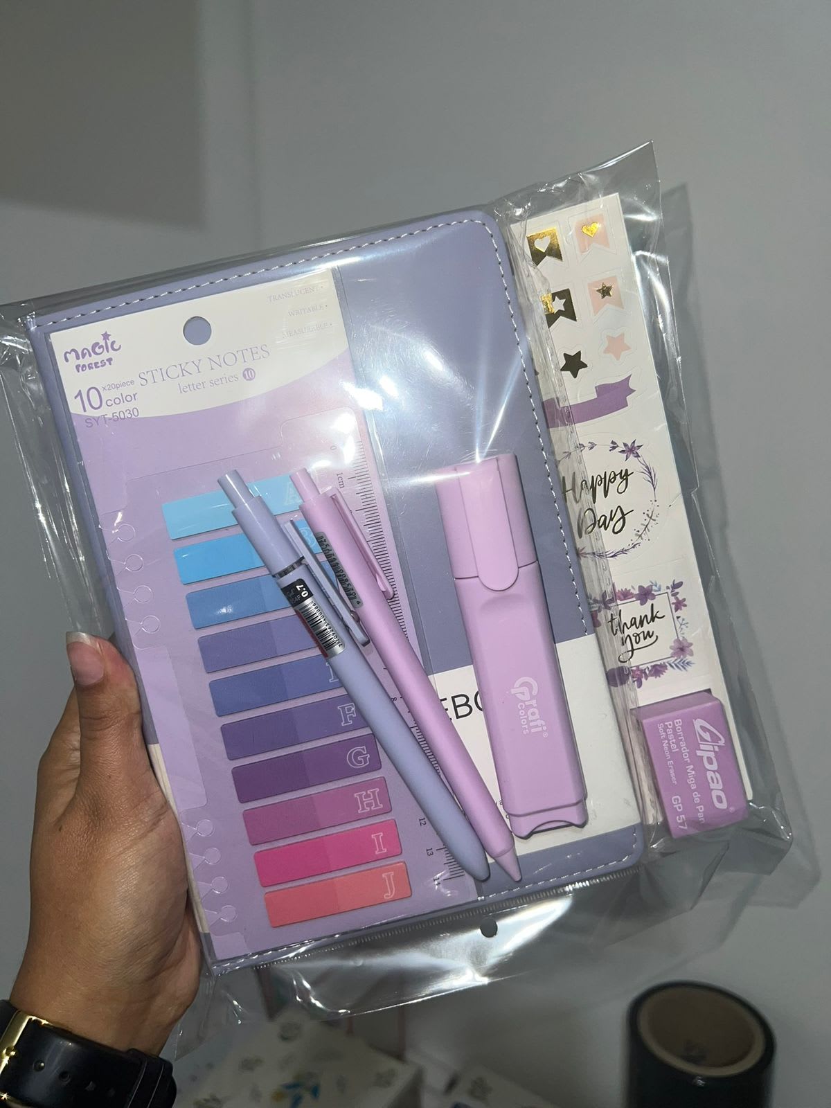Kit oficina lila