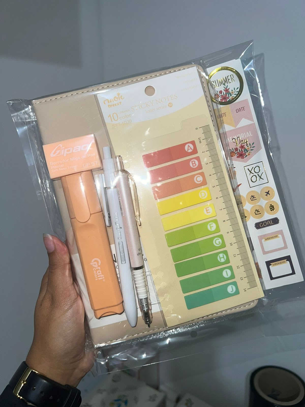 Kit oficina amarillo