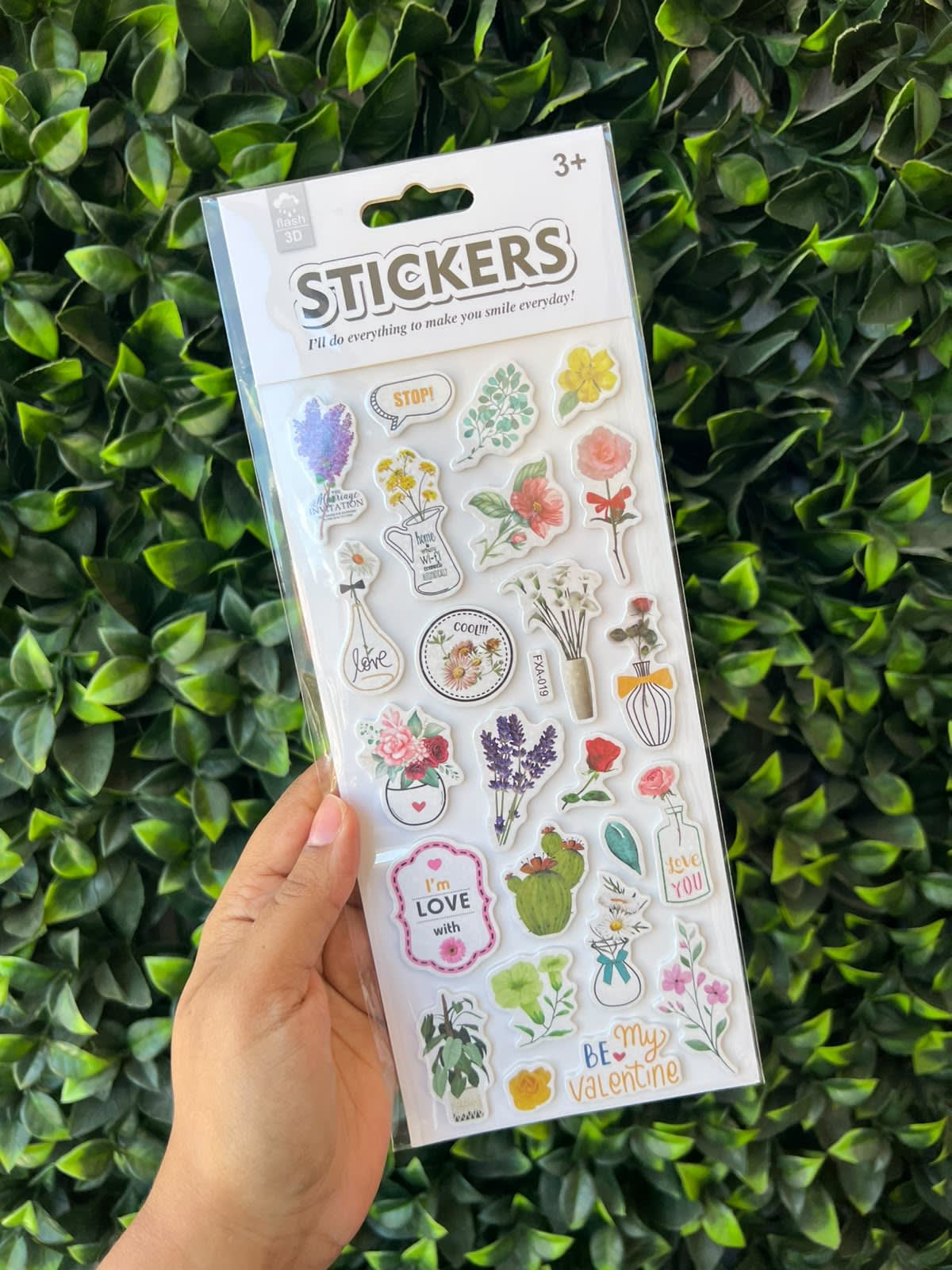 Stickers 3D Flores