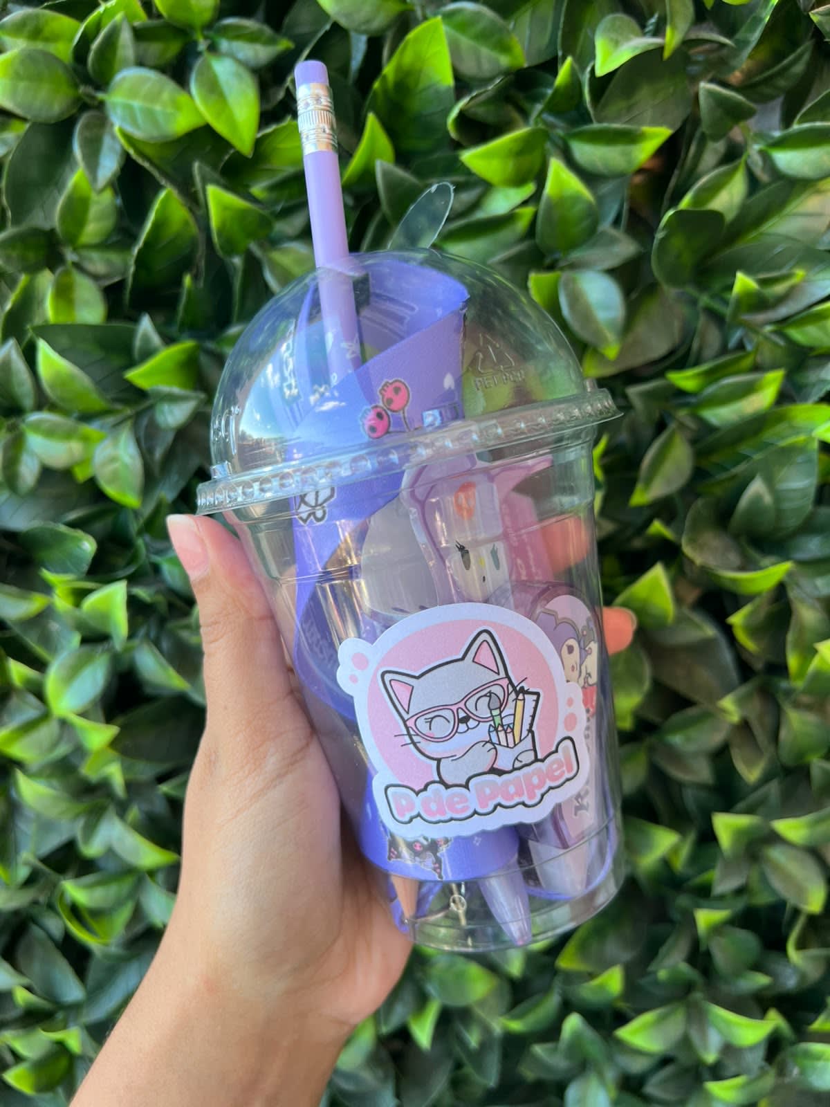 Vasito kawaii lila