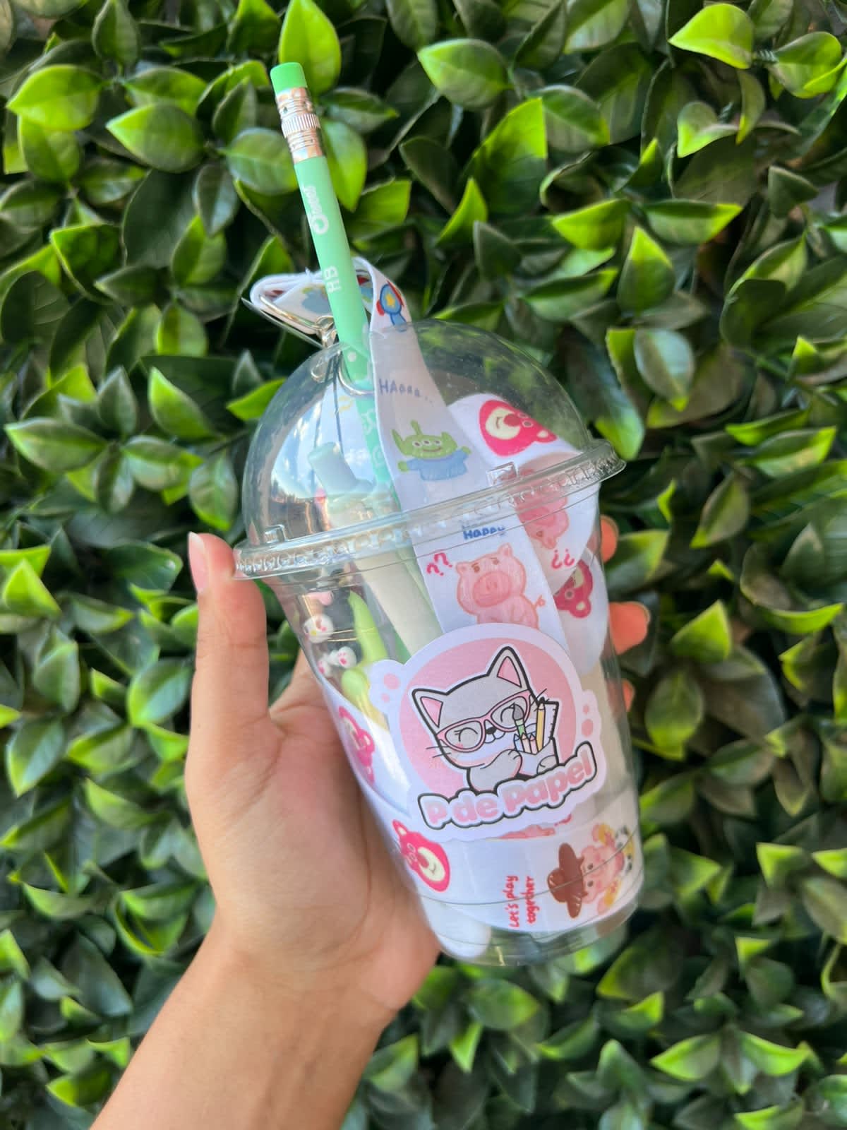 Vasito kawaii verde