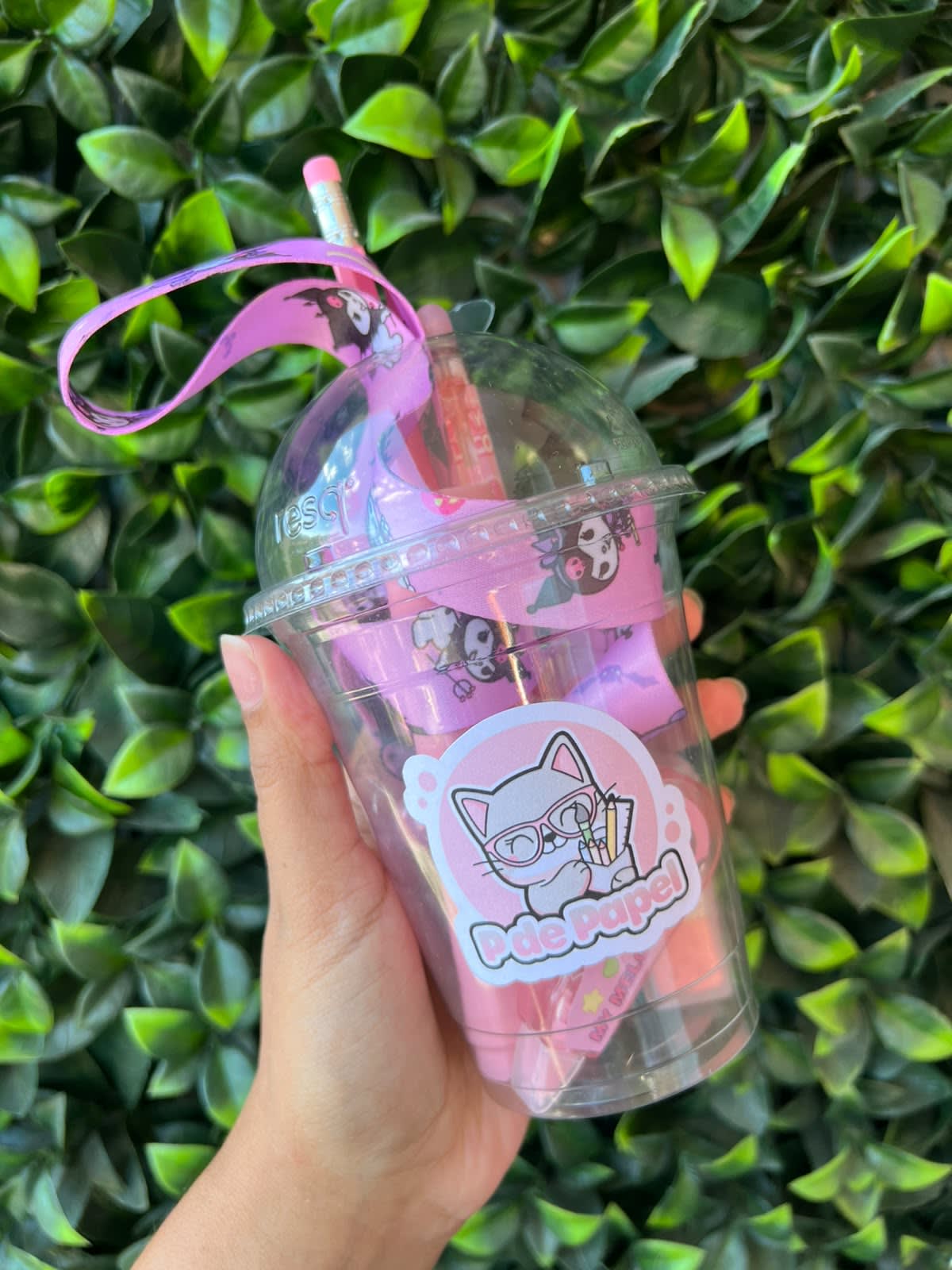 Vasito kawaii rosa