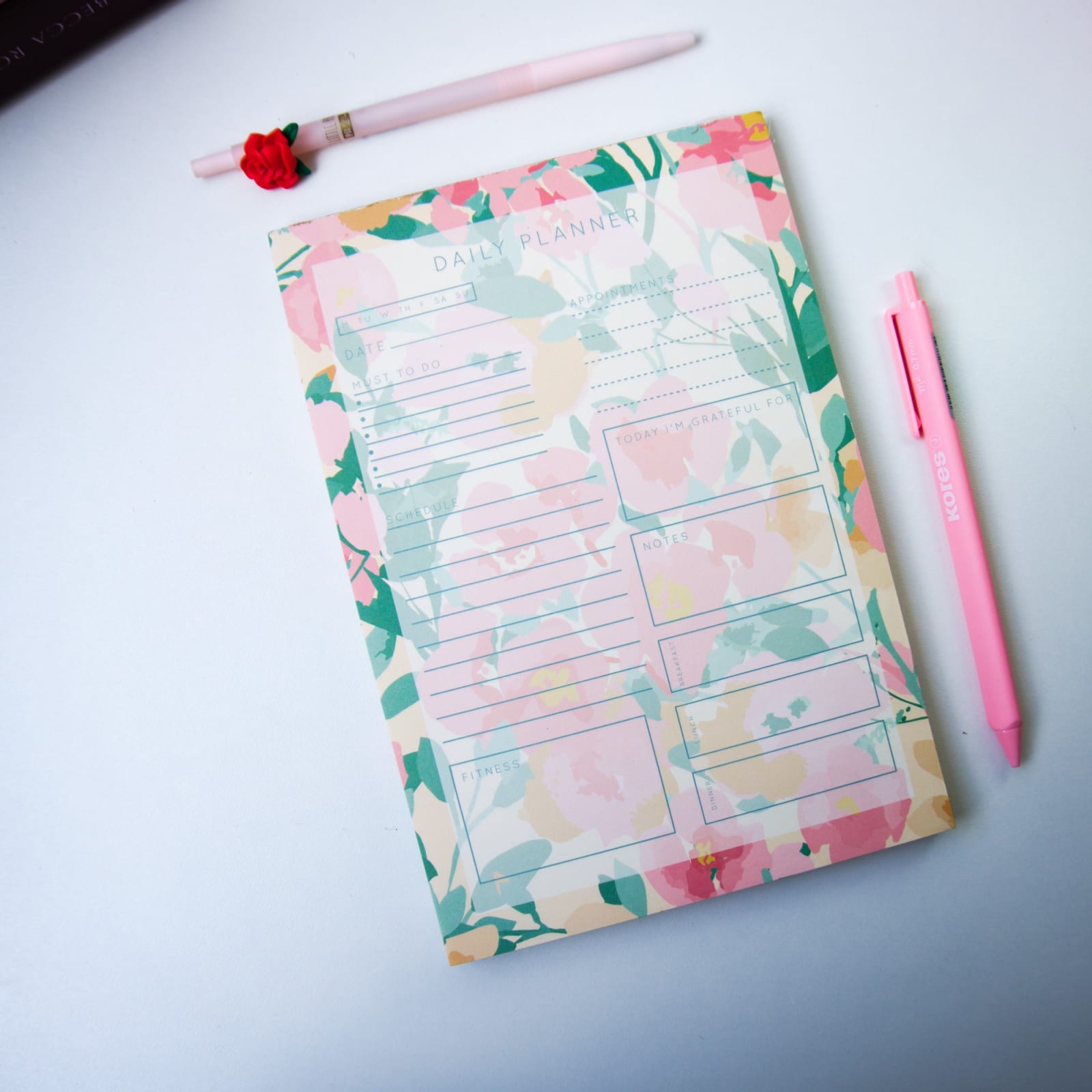 Planeador "DAILY PLANNER" FLORES x80