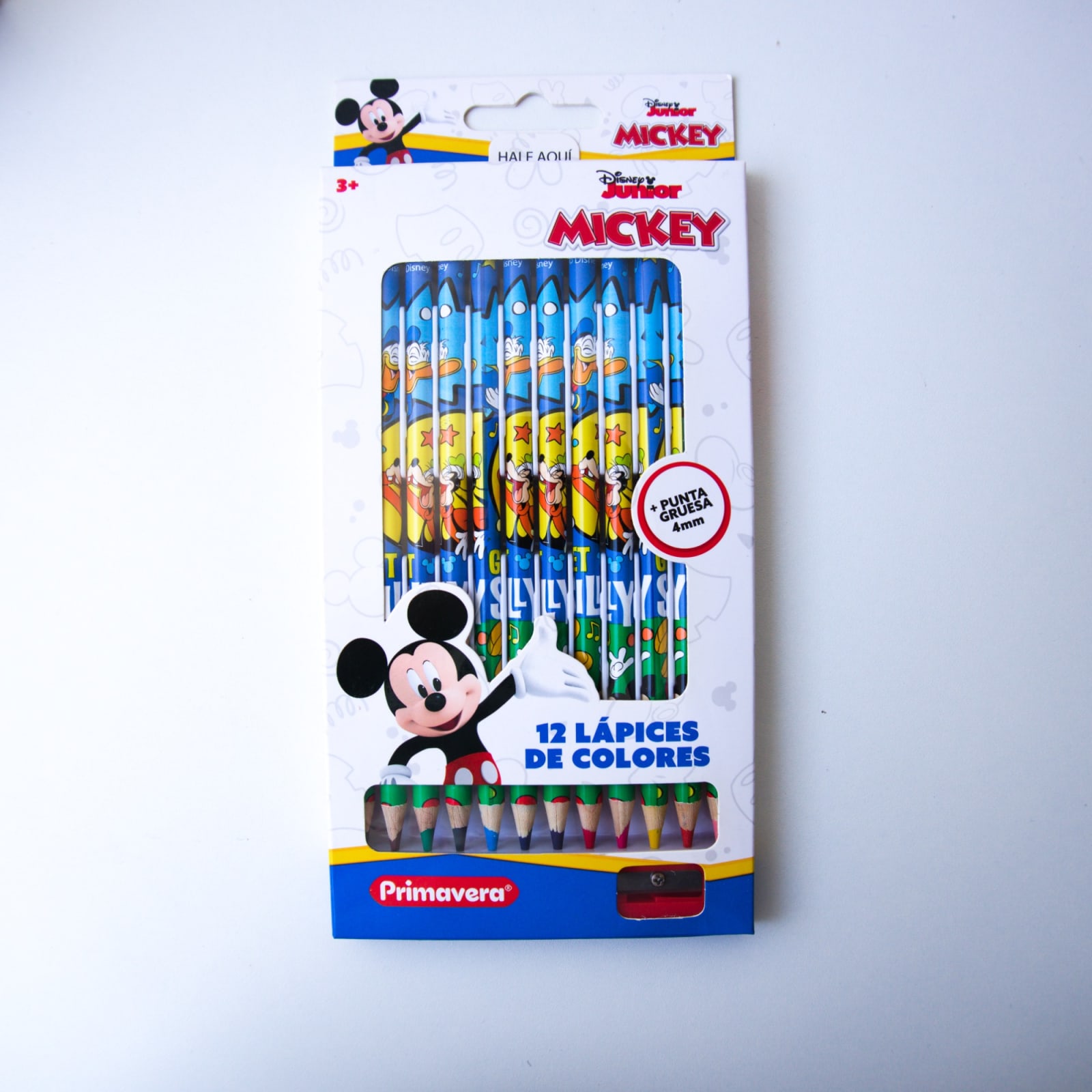 Set de colores Primavera Disney Junior Mickey 12 colores