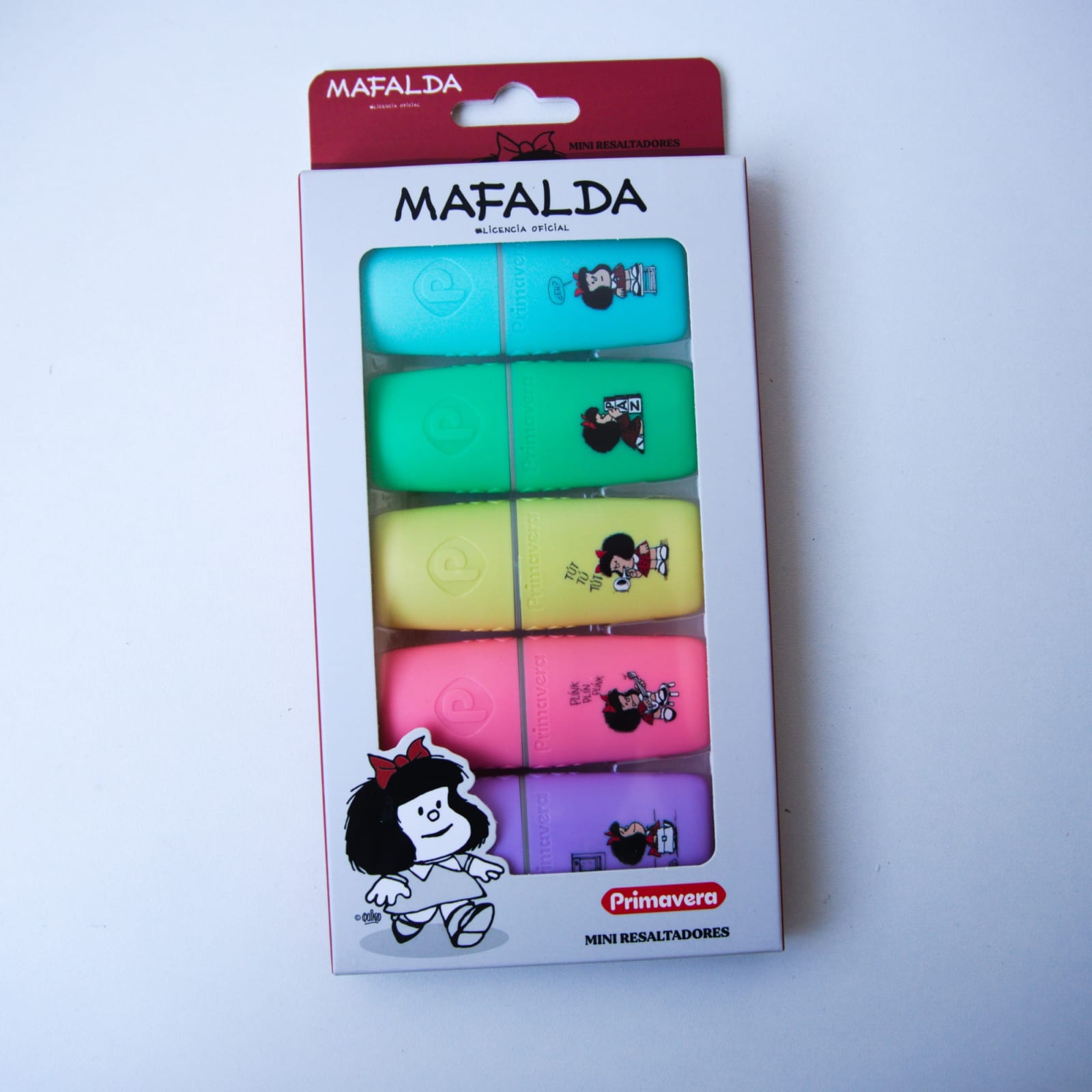 Set de resaltadores Mafalda