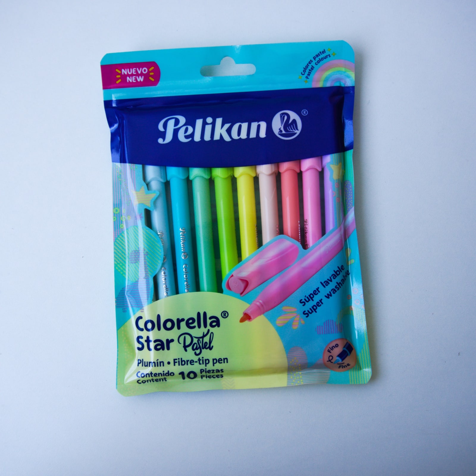 Set de plumones Colorella Star 10 colores pastel
