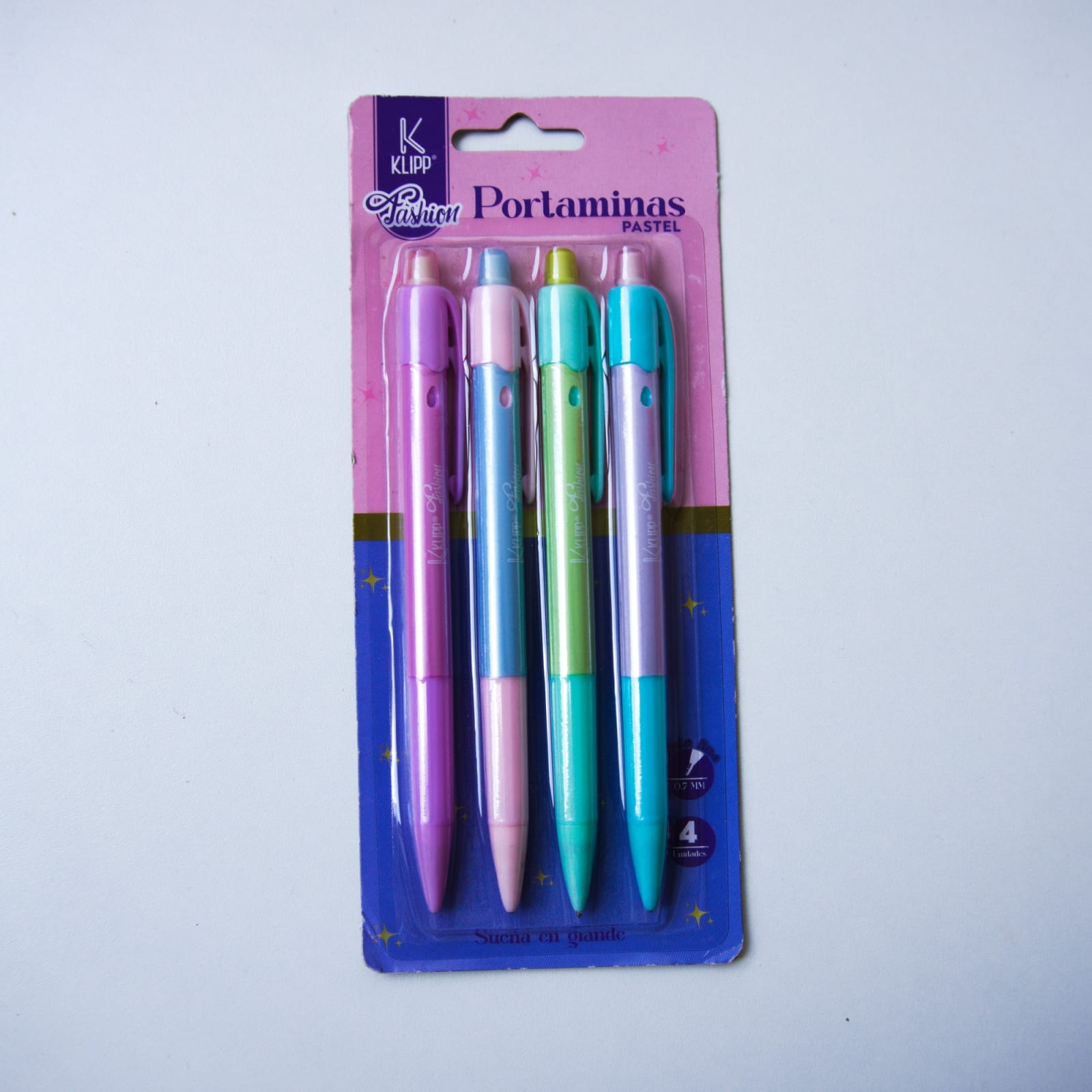 Set de portaminas Klipp Fashion 4 unidades 