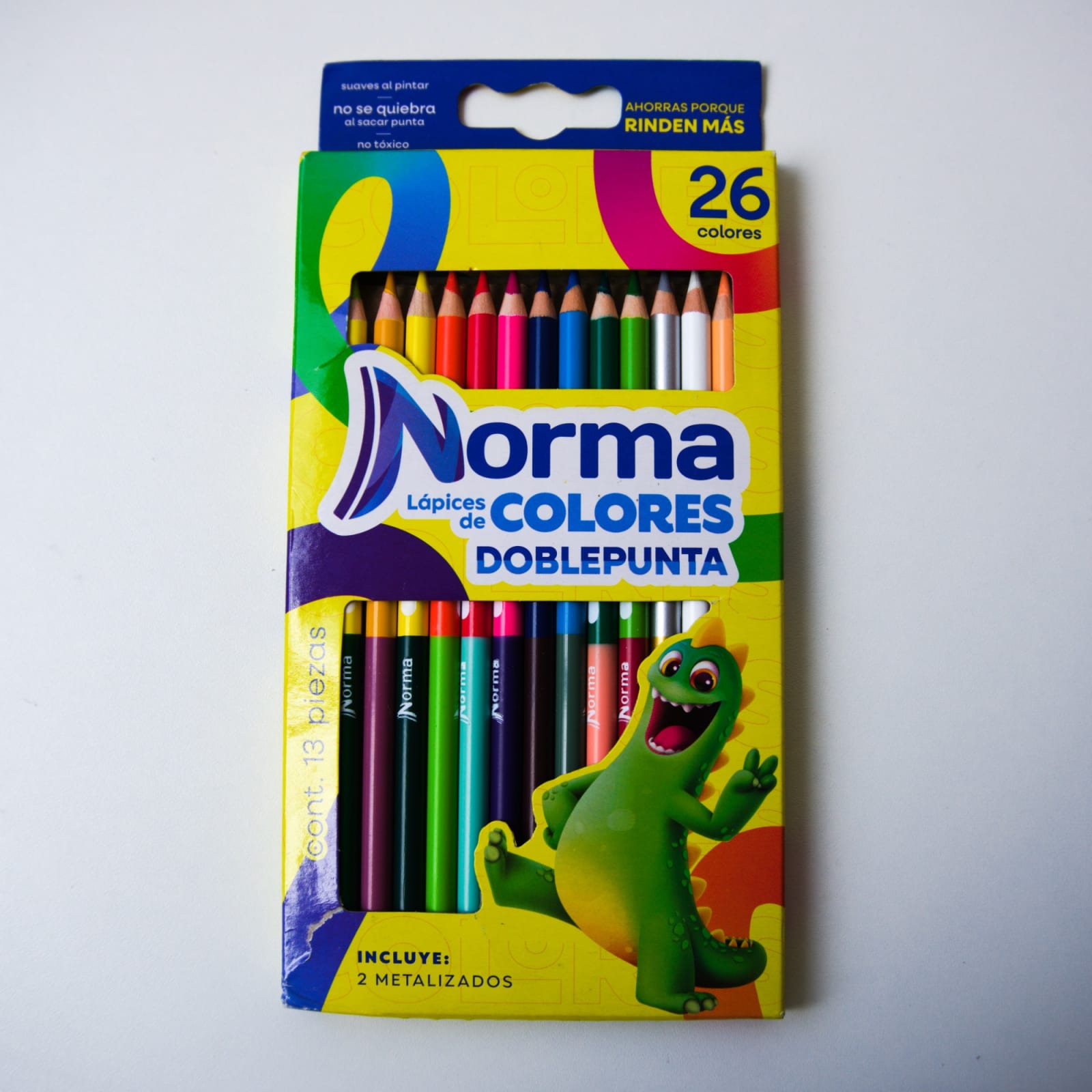Set de colores NORMA doble punta 13 piezas (26 colores)