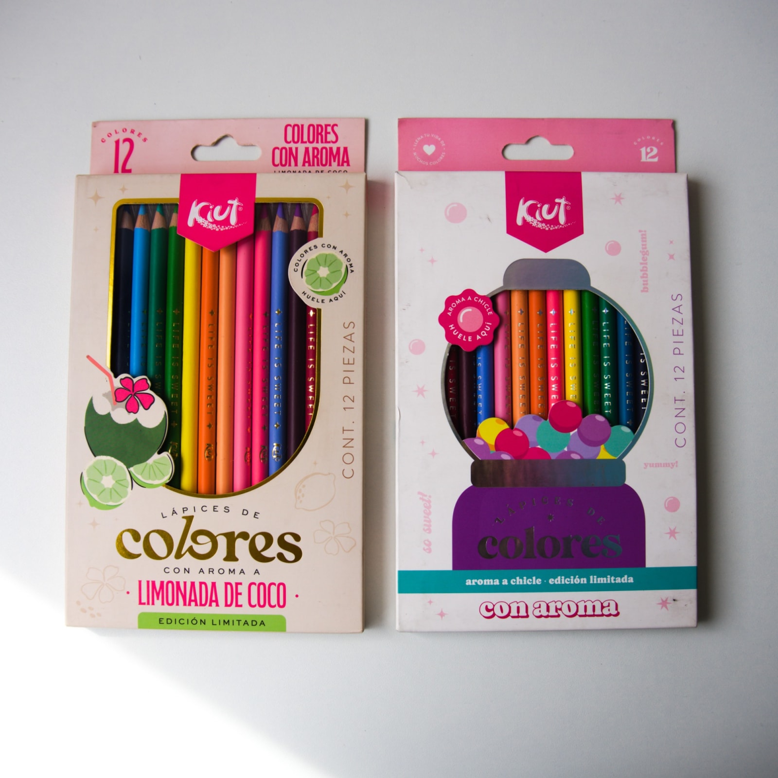 Set de colores KIUT 12 colores con aroma - EDICIÓN LIMITADA