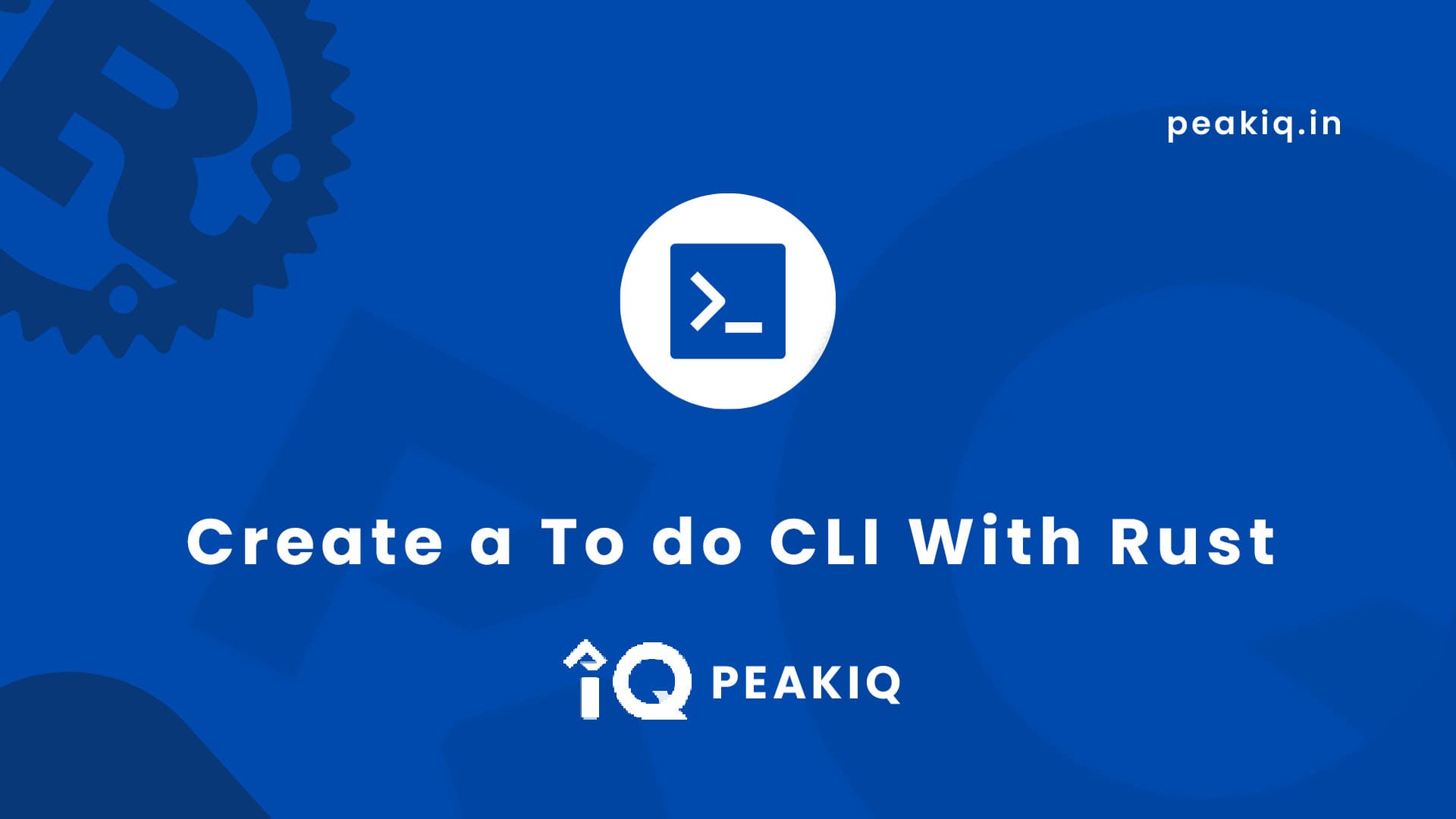 Building a Simple CLI To-Do App in Rust