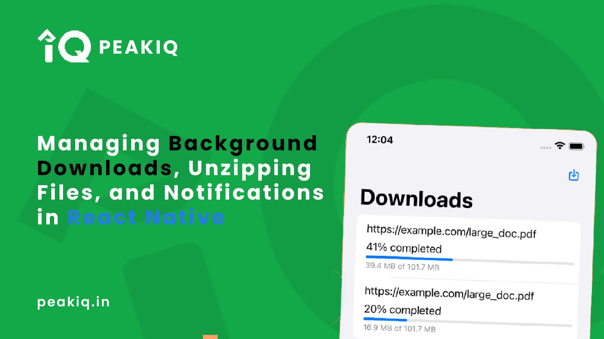 Managing Background Downloads, Unzipping Files, and Notifications in React Native