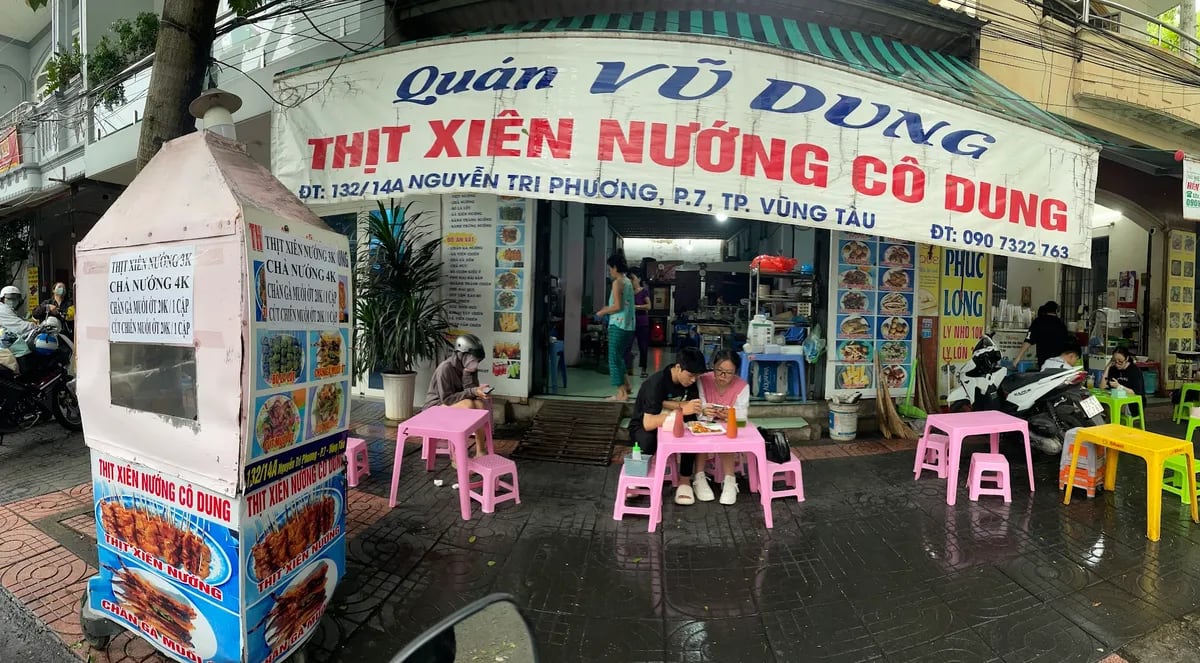 Xiên nướng cô Dung