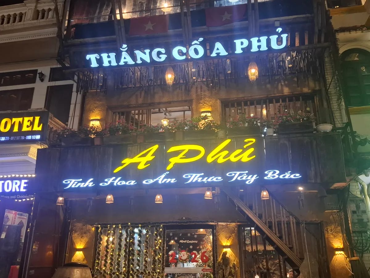 Nhà hàng A Phủ - Đặc sản Tây Bắc