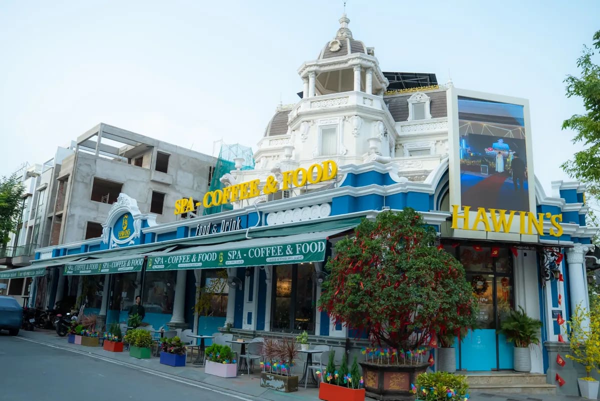 HAWIN Coffee & Food | Quán Cafe Đảo Kim Cương | Cafe Thủ Đức