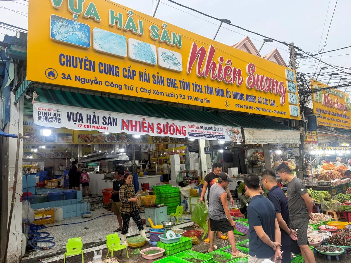 Chợ Xóm Lưới, vung Tau VN