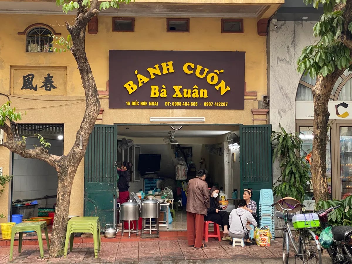 Bánh cuốn Bà Xuân