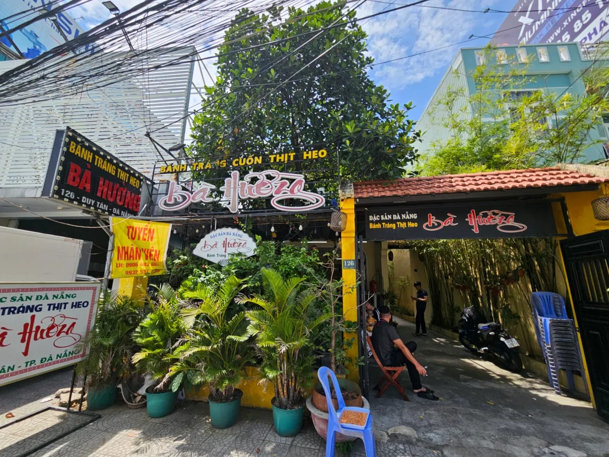 Bánh tráng thịt heo Bà Hường