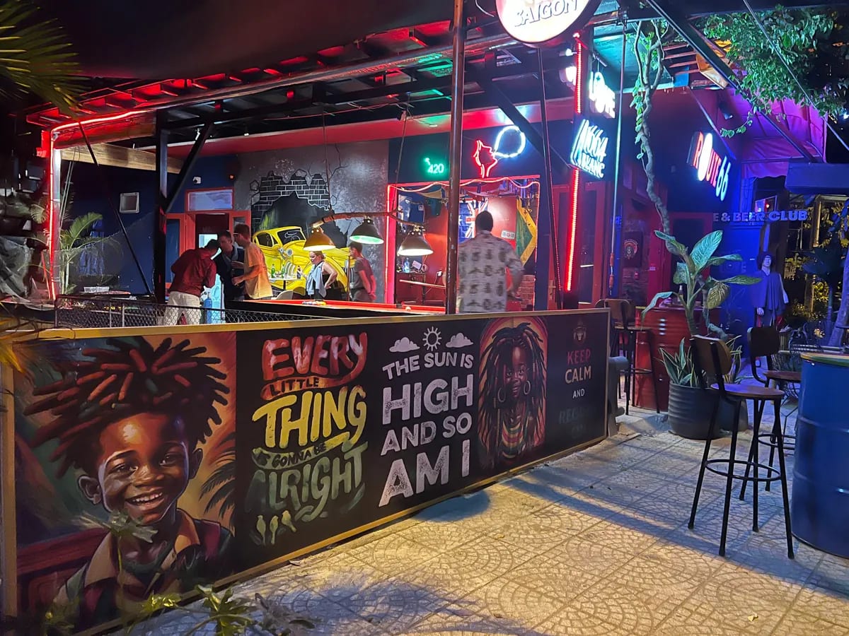 Route 66 reggae bar