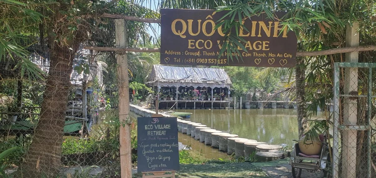 Quốc Linh Eco Village vegan Retreat food