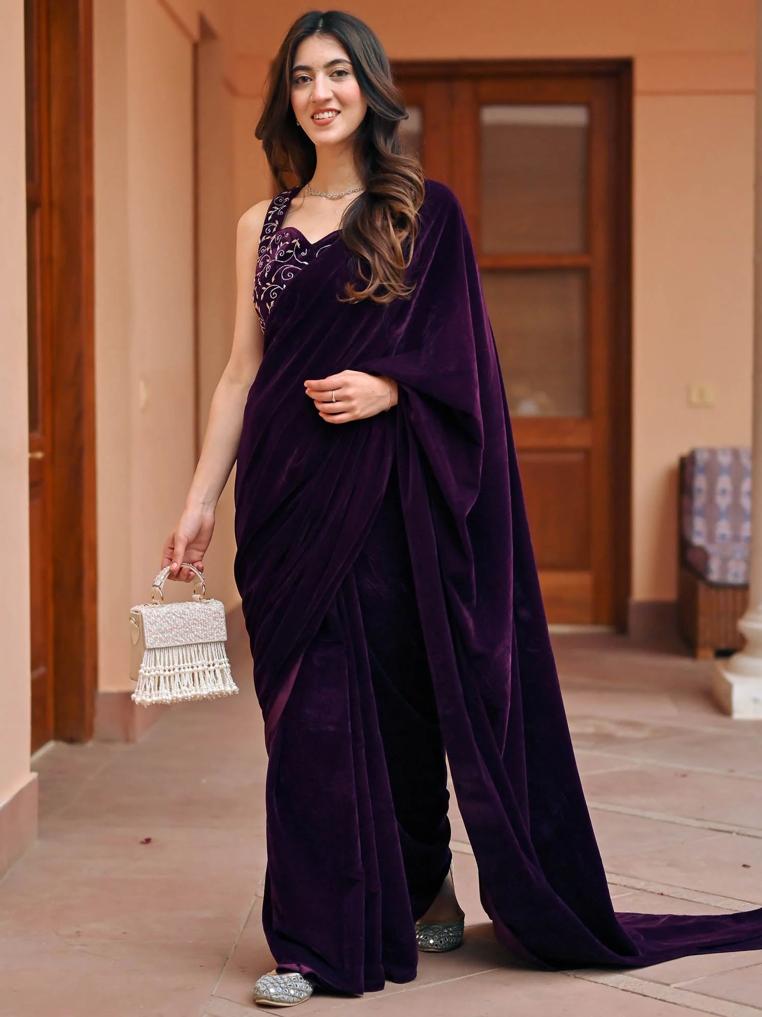 Velvet Wine Drapes