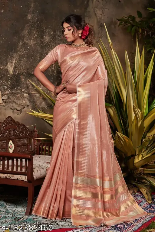 Rose Gold Tissue Silk