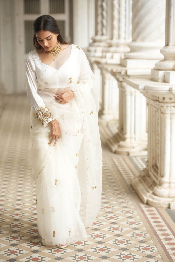 Noor e Kora Organza