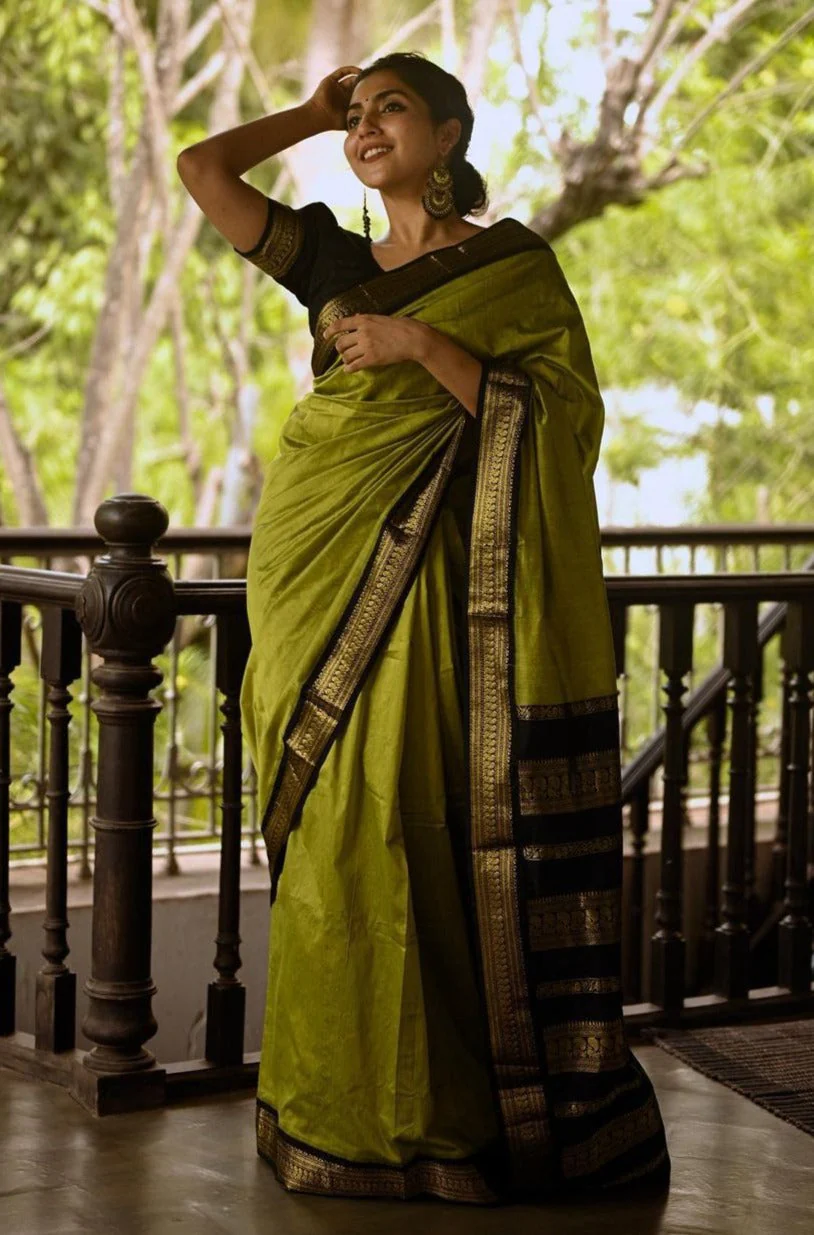 Mehendi Green Soft Silk