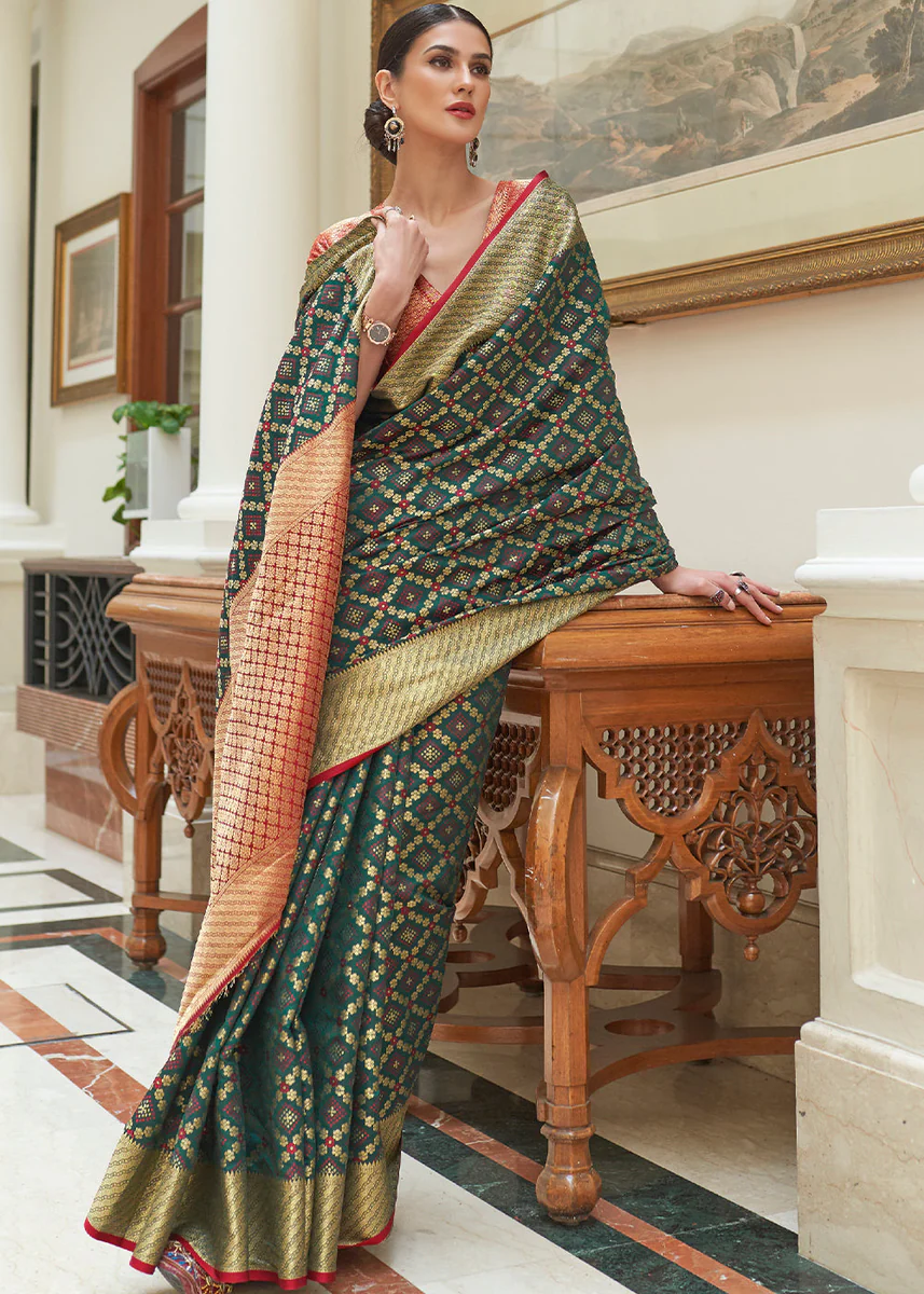 Opal Green Handloom Weave