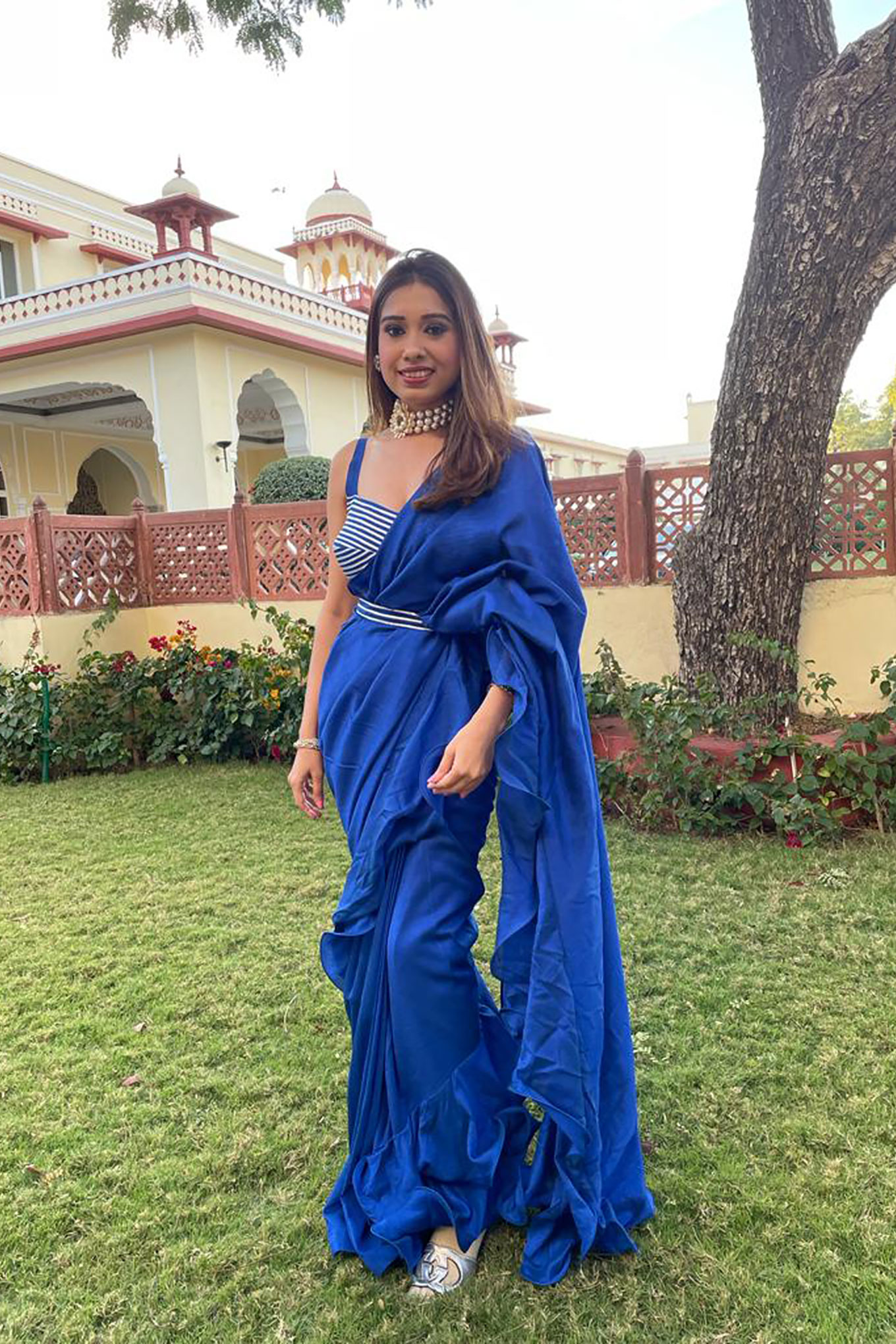 Electric Blue Woven Wonder