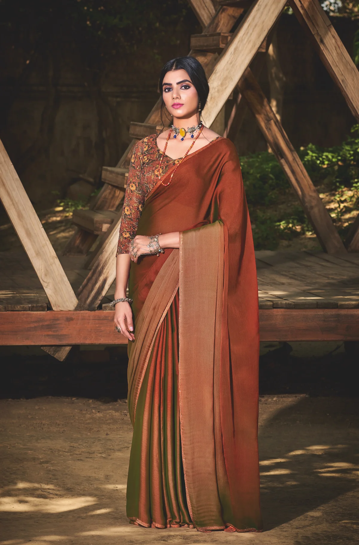 Dusky Bronze Velvet Drape