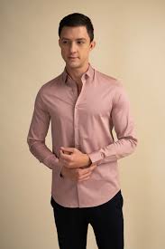 Dusty Rose Formal Shirt