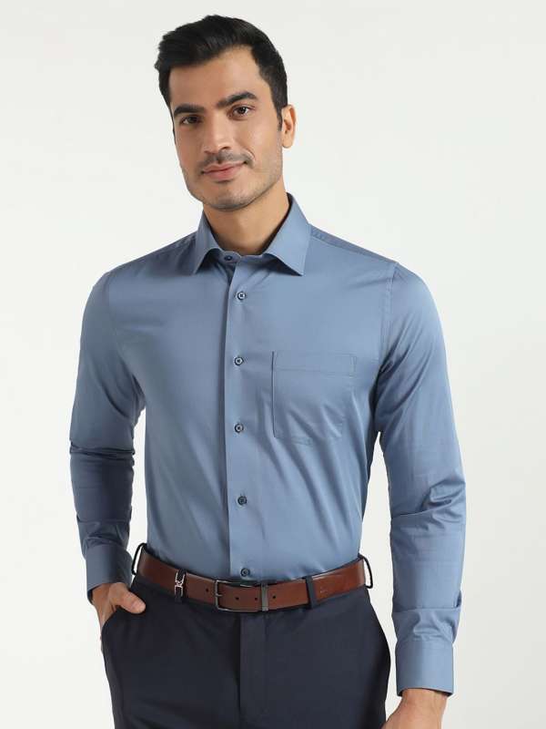 Cobalt Blue Stretch Shirt